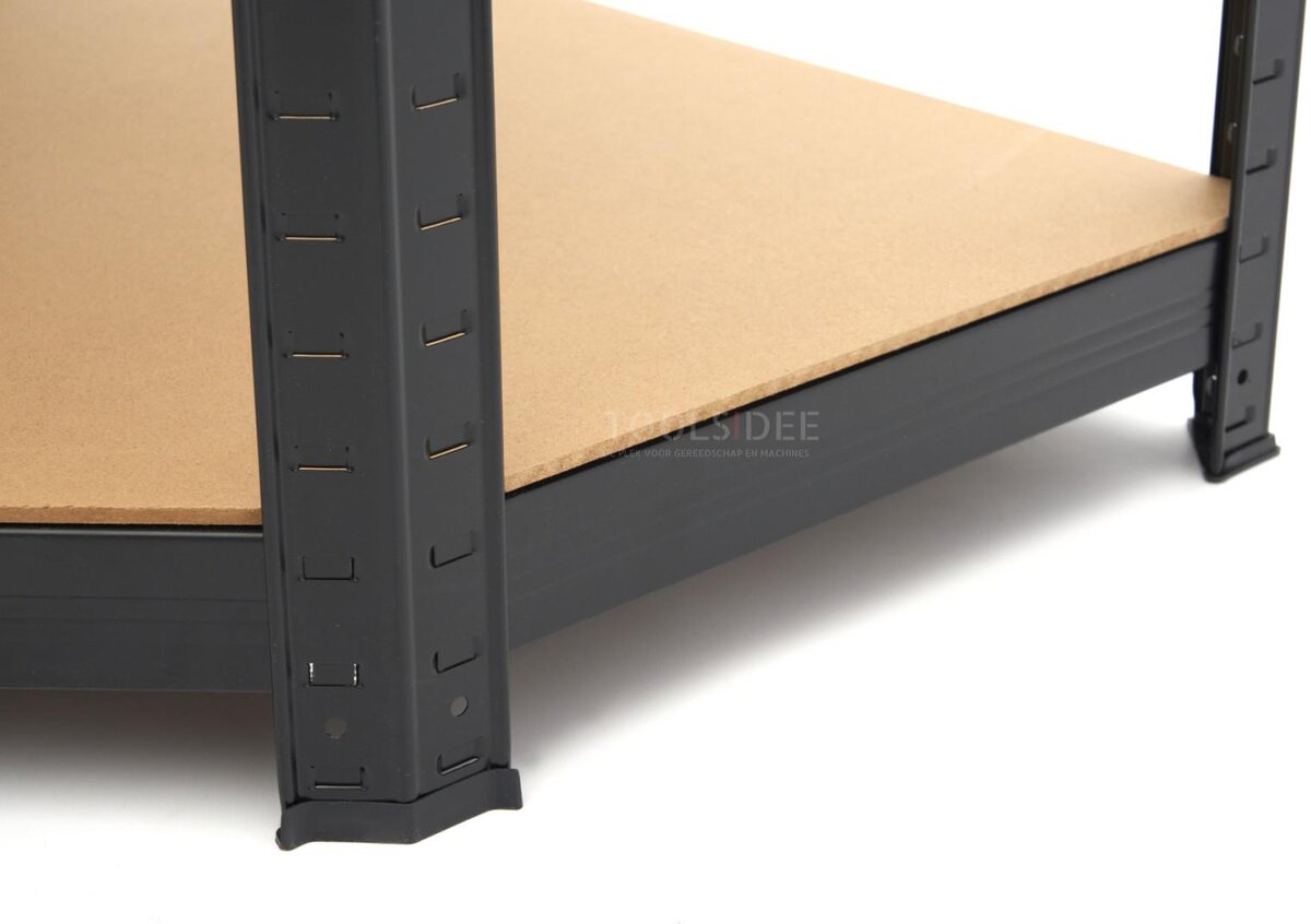 HBM Hjørnemodul Hyllestativ, Garasjestativ, Oppbevaringsstativ 5 x 175 Kg