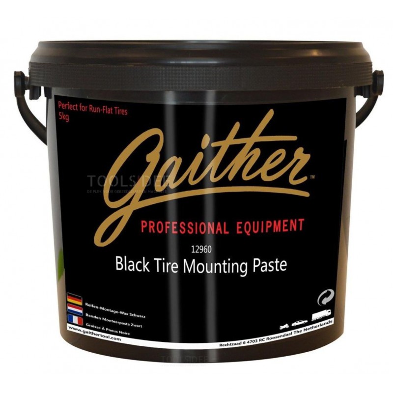 Gaither Tire Fitting Paste, Tire Grease Black 5 Kg