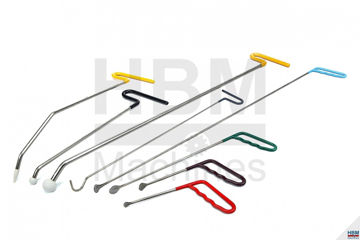 HBM 8-piece dent removal set / dent removal without spraying HBM 8-piece dent removal set / dent removal without spraying