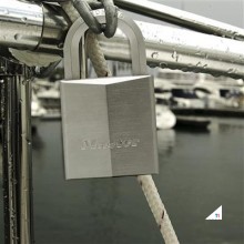 MasterLock Padlock, solid brass 40mm - O7.5mm