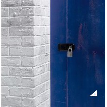 MasterLock Padlock, solid brass 40mm - O7.5mm