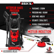 BRICK High pressure cleaner 2100W - 165 Bar