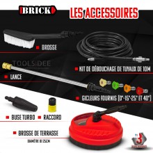 BRICK High pressure cleaner 2100W - 165 Bar