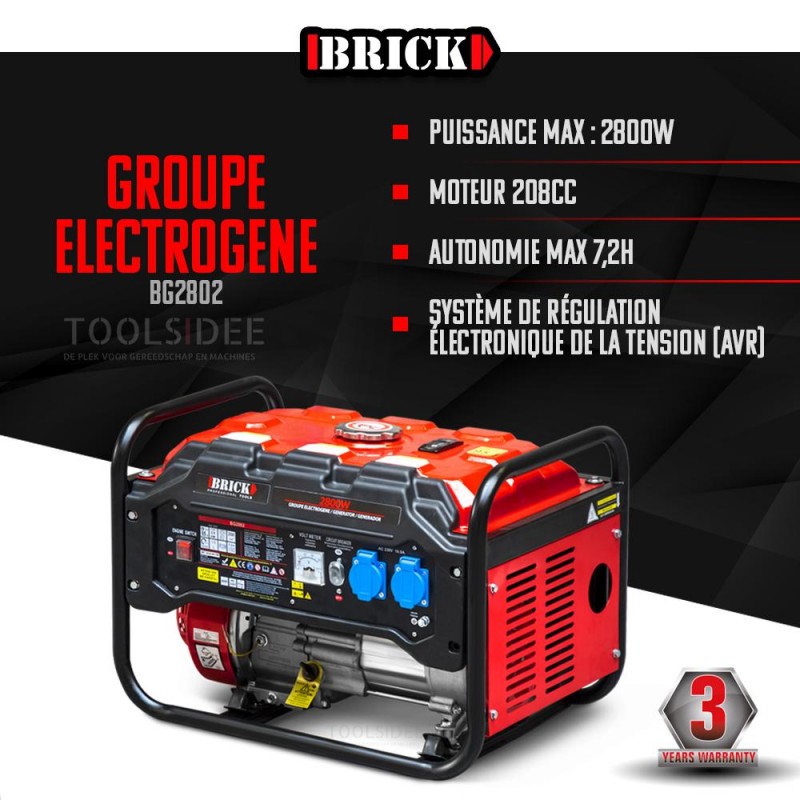 BRICK 2800W generator