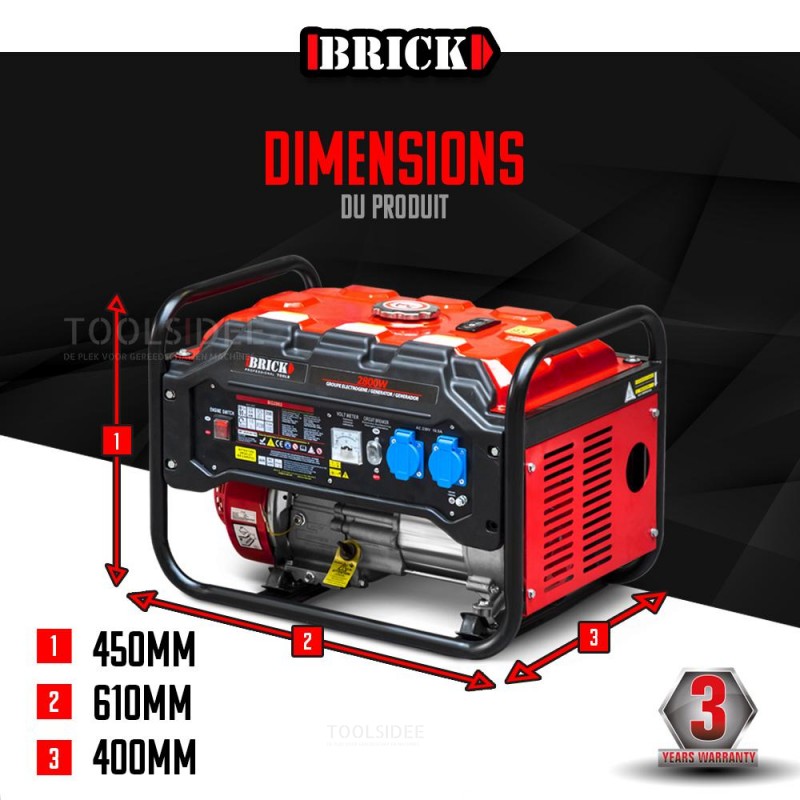 BRICK 2800W generator
