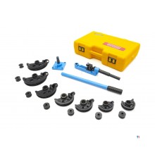 HBM Profesjonell Metal Bender Med 7 Former Fra 10 til 25 mm HBM Profesjonell Metal Bender Med 7 Former Fra 10 til 25 mm