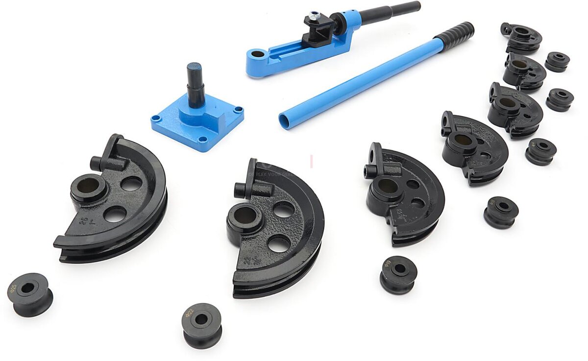 HBM Profesjonell Metal Bender Med 7 Former Fra 10 til 25 mm HBM Profesjonell Metal Bender Med 7 Former Fra 10 til 25 mm