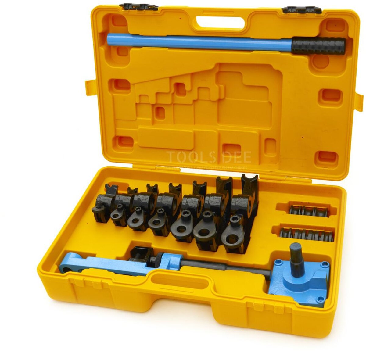 HBM Profesjonell Metal Bender Med 7 Former Fra 10 til 25 mm HBM Profesjonell Metal Bender Med 7 Former Fra 10 til 25 mm