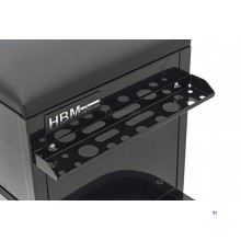 HBM Professional Mobile Garage Chair, Garage Stool with 2 Drawers