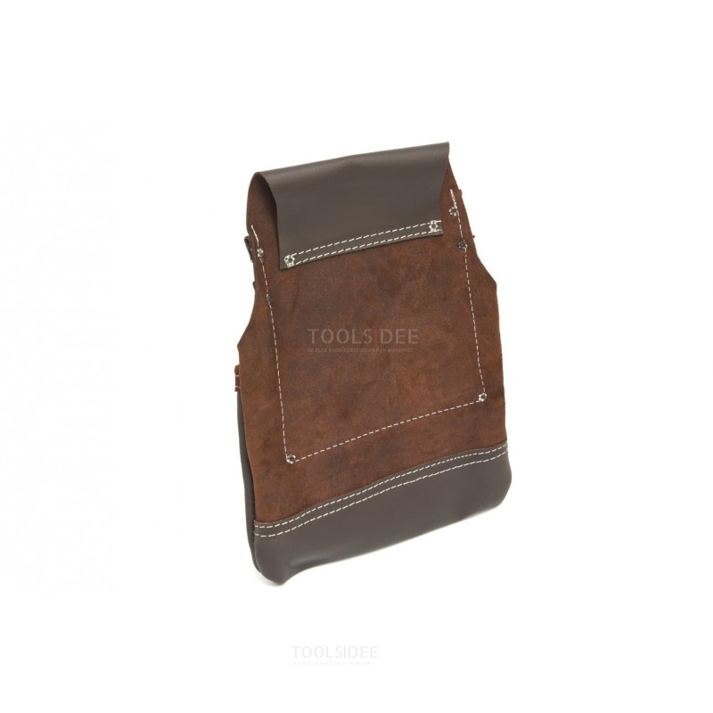 HBM Professional Leather Tool Bag med 10 rom
