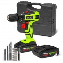 CONSTRUCTOR Drill variable speed lithium 20V 2 batteries