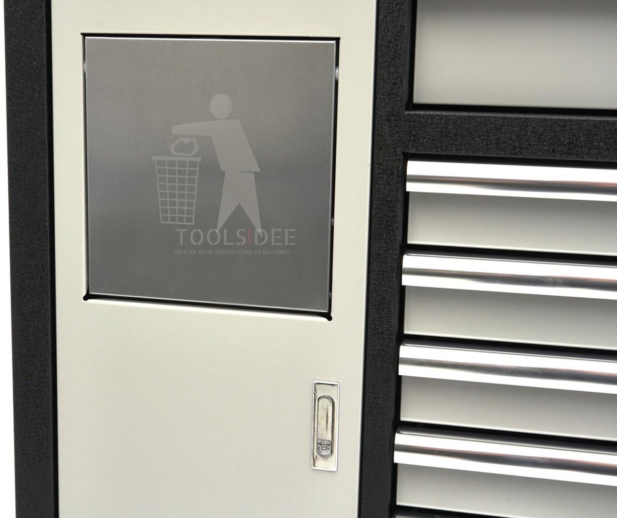 HBM 168 cm. Professional Mobile Tool Trolley, Workbench With Solid Wood Worktop