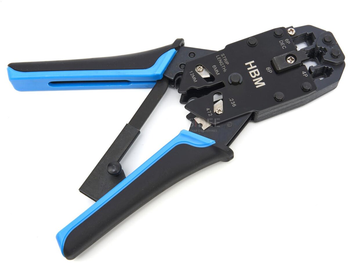 HBM Professional Crimping Tool for RJ45 and RJ11 HBM Professional Crimping Tool for RJ45 and RJ11