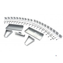 HBM 45-styks hængekroge, opbevaringsstativer og beholdersæt til HBM værktøjsvægge og modulære arbejdspladser