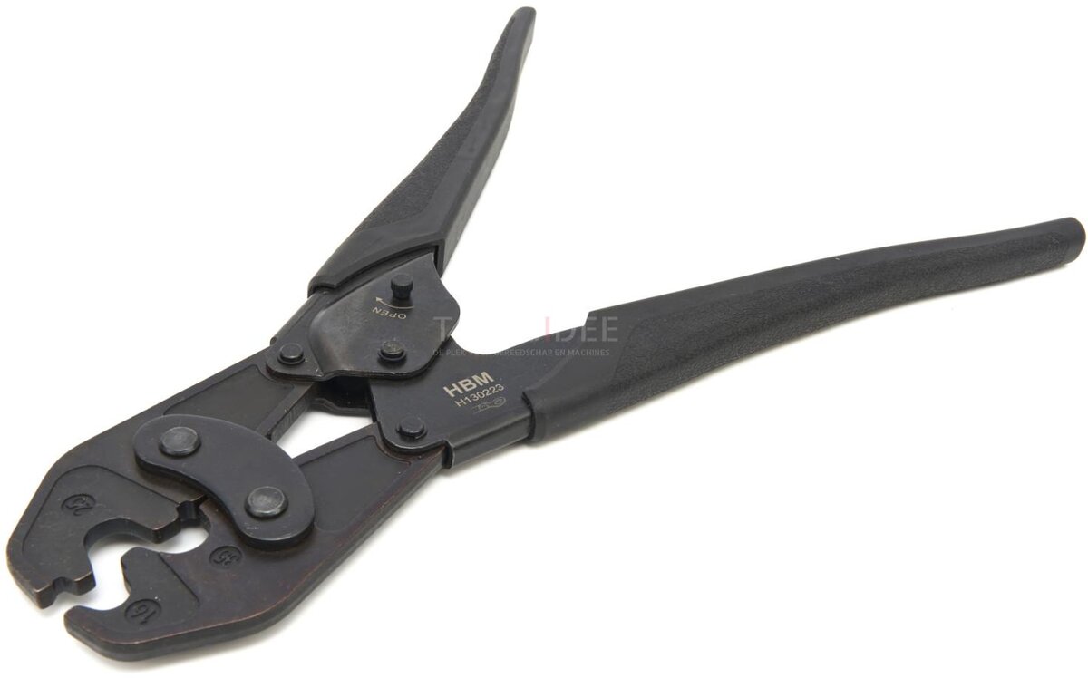 HBM Automatic Cable Crimping Tool With Ratchet Function 10 – 50 mm2. HBM Automatic Cable Crimping Tool With Ratchet Function 10 – 50 mm2.