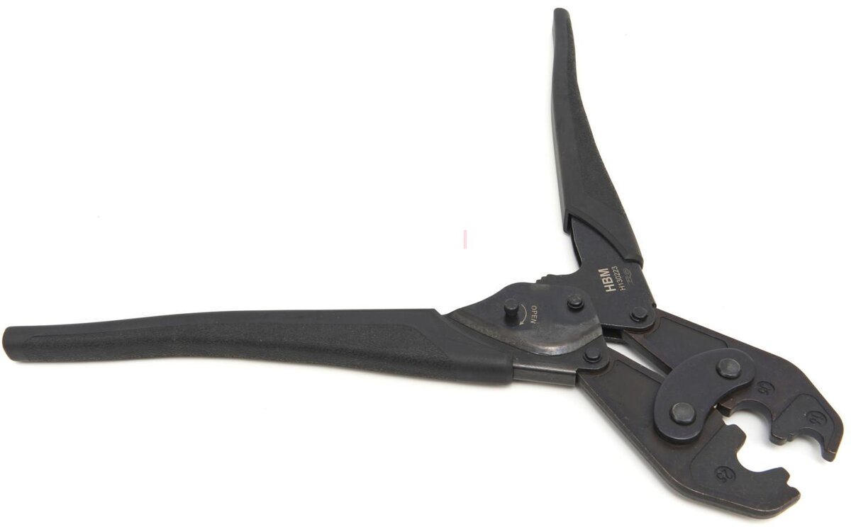 HBM Automatic Cable Crimping Tool With Ratchet Function 10 – 50 mm2. HBM Automatic Cable Crimping Tool With Ratchet Function 10 – 50 mm2.