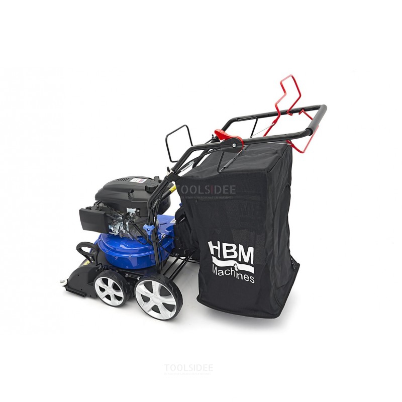 HBM Professional 4 en 1 gasolina 173 cc 4 tiempos soplador de hojas/aspirador de hojas/función barredora/trituradora