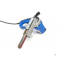 HBM Powerfile / Stripschuurmachine / Bandschuurmachine met Stofopvang - 400 Watt. Inclusief 10 Schuurbanden 