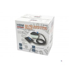 HBM 2000W tapetångare med 3,5 M slang och 4,5 liters behållare