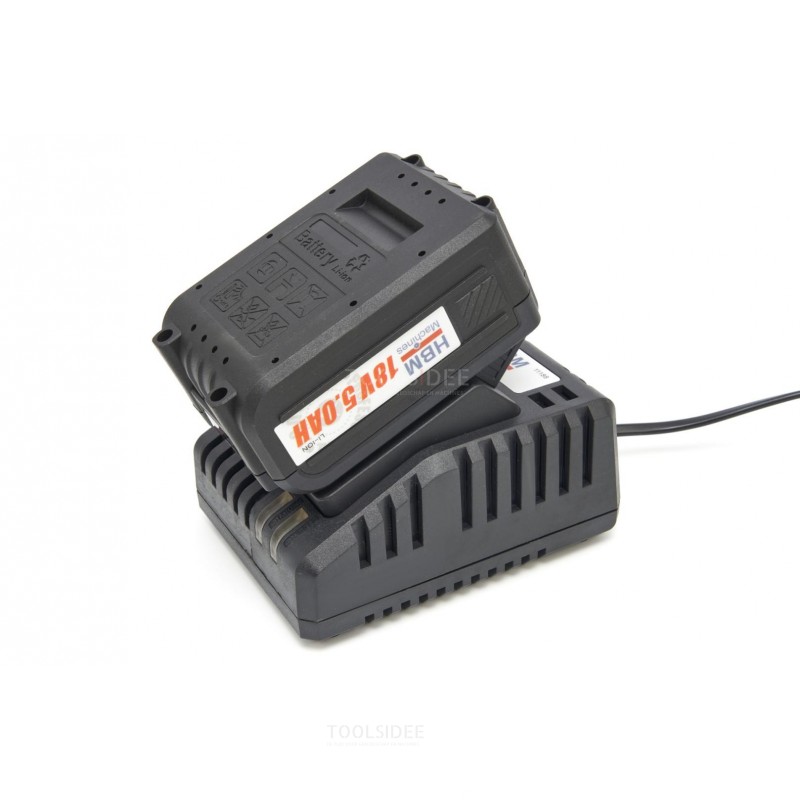 HBM 20 Volt 5.A Havepumpe, Vandpumpe inkl. 2 Batterier