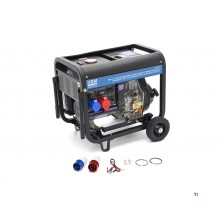 HBM 3000 Watt Generator, Aggregaat Met 418 cc Dieselkrachtstroom Motor, 230 V 
