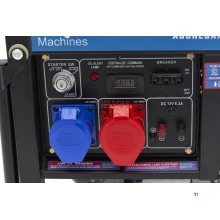 HBM 3000 Watt Generator, Aggregaat Met 418 cc Dieselkrachtstroom Motor, 230 V 