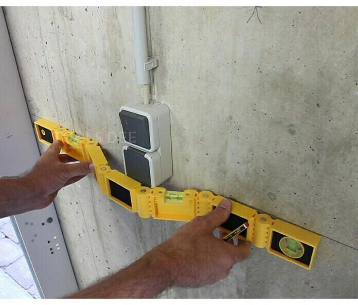 HBM 60 cm. Klappbare Scharnier-Wasserwaage HBM 60 cm. Klappbare Scharnier-Wasserwaage