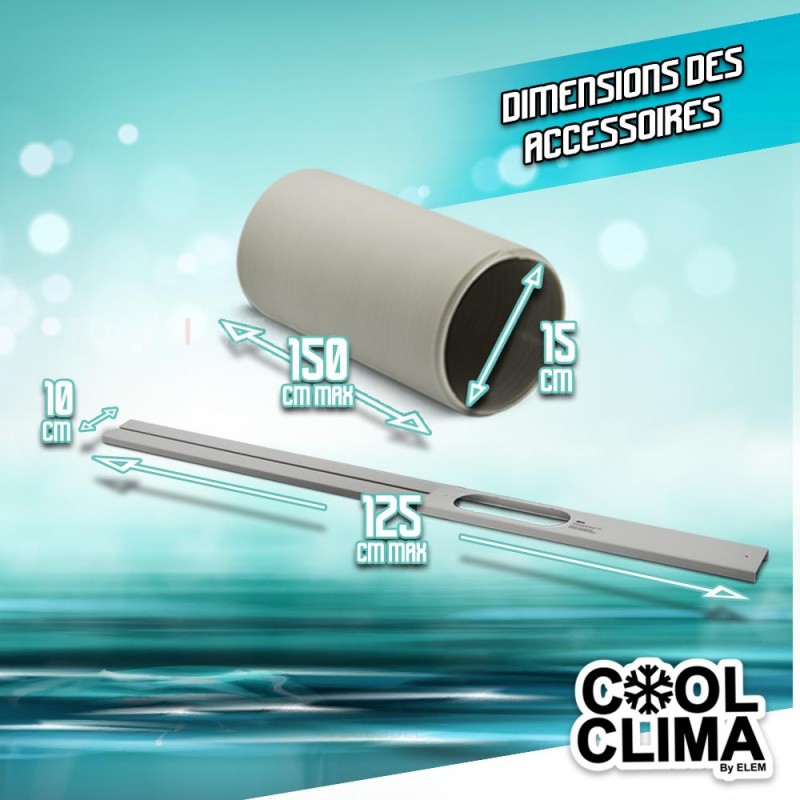 COOL CLIMA Climatiseur mobile 9000BTU