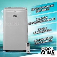 COOL CLIMA Condizionatore d'aria mobile 12000BTU