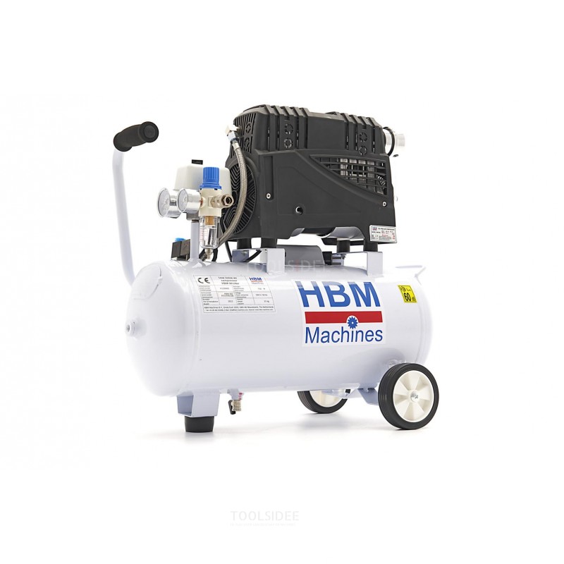 Compresor profesional de bajo ruido HBM de 30 litros - Modelo 2