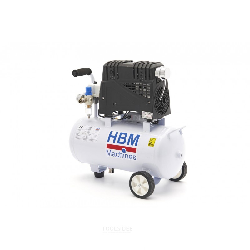 HBM Compresseur aérographe à faible bruit 4 litres, modèle 2
