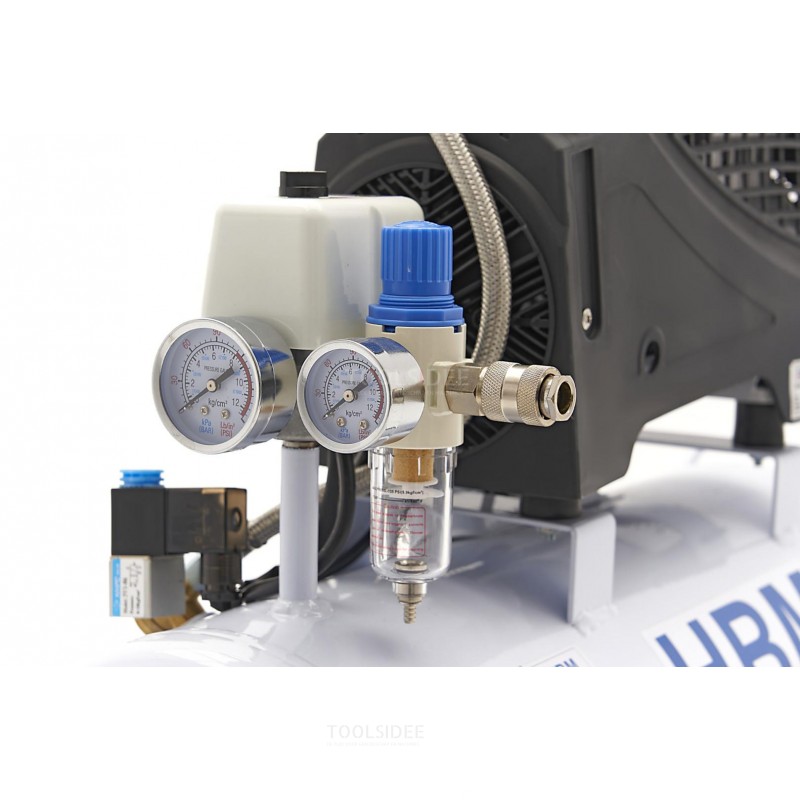 Compresor profesional de bajo ruido HBM de 30 litros - Modelo 2
