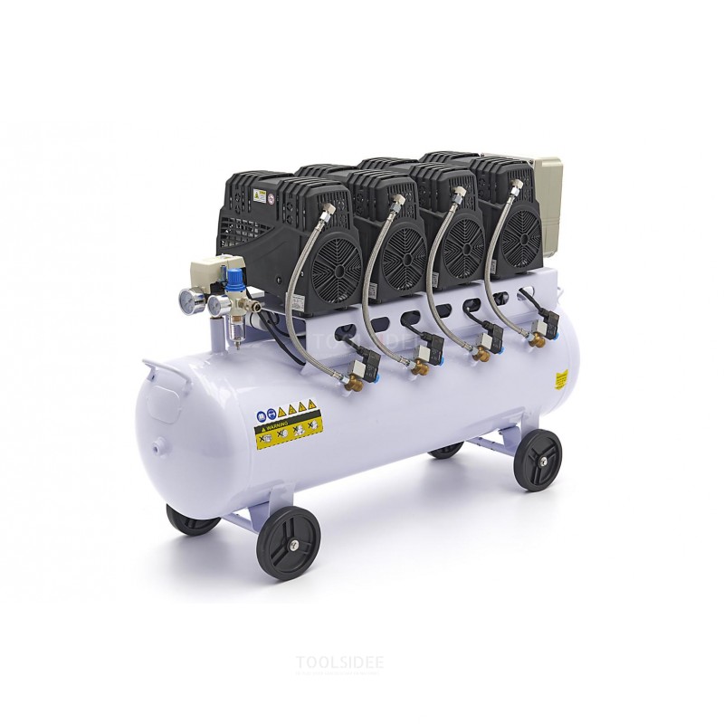 HBM 120 liter professionell lågljudskompressor - modell 2