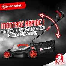 ELEM GARDEN TECHNIC Grasmaaier 1500W - 37 cm ELEM GARDEN TECHNIC Grasmaaier 1500W - 37 cm