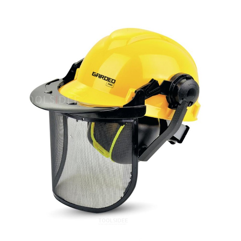 GARDEO Helmet with face protection and hearing protection