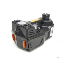 HBM elektrisk 12 volt 3 tonns biljack med LED-belysning inkludert slagnøkkel 12 volt i hånden