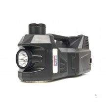 HBM elektrisk 12 volt 3 tonns biljack med LED-belysning inkludert slagnøkkel 12 volt i hånden