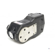 HBM elektrisk 12 volt 3 tonns biljack med LED-belysning inkludert slagnøkkel 12 volt i hånden