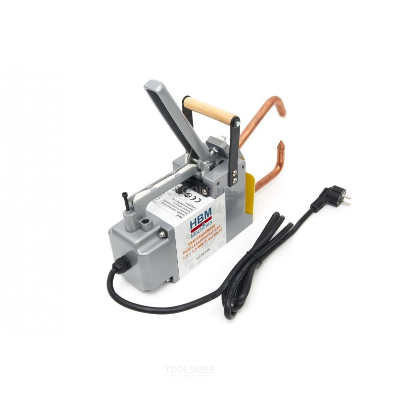 HBM Portable Spot Welder from 0.2 + 0.2 to 1.5 + 1.5 mm. Plate thickness
