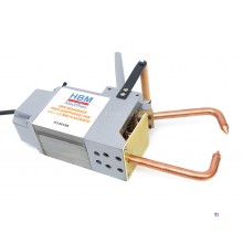 Puntatrice portatile HBM da 0,2+0,2 a 1,5+1,5 mm. Spessore lastra