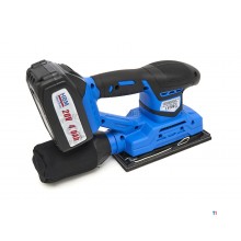  HBM Professional 20 voltin 4,0 AH Lion Orbital hiomakone, joka sisältää 2 leijonaakkua ja 15 hiomapaperia