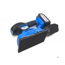  HBM Professional 20 voltin 4,0 AH Lion Orbital hiomakone, joka sisältää 2 leijonaakkua ja 15 hiomapaperia