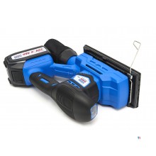  HBM Professional 20 voltin 4,0 AH Lion Orbital hiomakone, joka sisältää 2 leijonaakkua ja 15 hiomapaperia