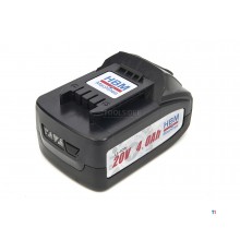  HBM Professional 20 voltin 4,0 AH Lion Orbital hiomakone, joka sisältää 2 leijonaakkua ja 15 hiomapaperia