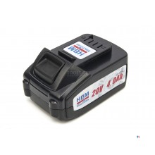  HBM Professional 20 voltin 4,0 AH Lion Orbital hiomakone, joka sisältää 2 leijonaakkua ja 15 hiomapaperia