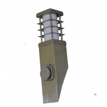 I-WATTS OUTDOOR LIGHTING Stainless steel wall light with socket 11W E27