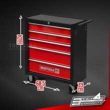 MOVITOOLS Tool trolley with 5 drawers