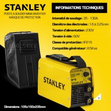 STANLEY Saldatrice inverter 130A