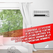 WARMTECH Ceramic wall heating 2000W