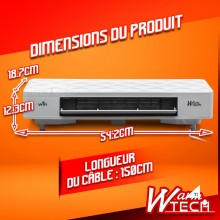 WARMTECH Keramisk väggvärmare 2000W + WIFI